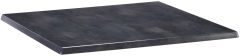 Holland Bar Stool 30" Square Black Steel Outdoor Restaurant Table Top for Patios and Decks