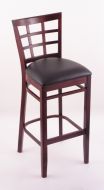 3130 Dark Cherry Finish Bar Stool