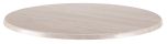 Holland Bar Stool Outdoor Restaurant Table Top for Patio and Decks in 30" Round White Ash